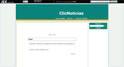 Desktop Screenshot of clicnoticias.jex.com.br