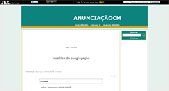 Desktop Screenshot of anunciacaocm2.jex.com.br