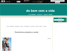 Tablet Screenshot of debemcomavida.jex.com.br