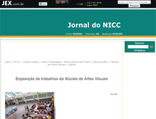 Tablet Screenshot of jornaldonicc.jex.com.br