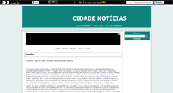 Desktop Screenshot of cidadenoticias.jex.com.br