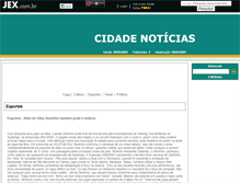 Tablet Screenshot of cidadenoticias.jex.com.br