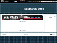Tablet Screenshot of eleicoes2010.jex.com.br