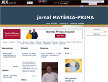 Tablet Screenshot of materiaprima.jex.com.br