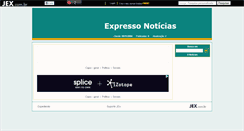 Desktop Screenshot of expressoonline.jex.com.br