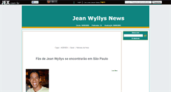 Desktop Screenshot of jeanwyllysnews.jex.com.br