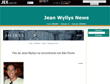 Tablet Screenshot of jeanwyllysnews.jex.com.br