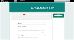 Desktop Screenshot of jornalapostebem.jex.com.br