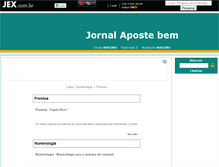 Tablet Screenshot of jornalapostebem.jex.com.br