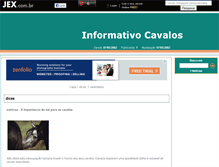 Tablet Screenshot of informativocavalos.jex.com.br