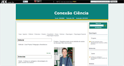 Desktop Screenshot of conexaociencia.jex.com.br