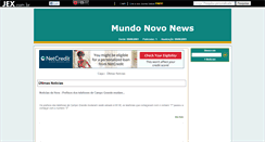 Desktop Screenshot of mundonovonews.jex.com.br