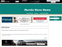 Tablet Screenshot of mundonovonews.jex.com.br