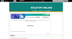 Desktop Screenshot of boletimonline.jex.com.br