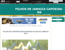 Tablet Screenshot of filhosdejamaicacapoeira.jex.com.br