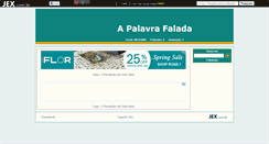 Desktop Screenshot of apalavrafalada.jex.com.br