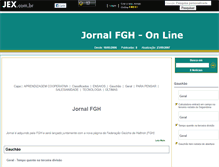 Tablet Screenshot of jornaldamadrugada.jex.com.br