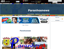 Tablet Screenshot of paranhosnews.jex.com.br