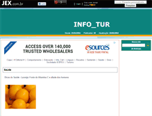 Tablet Screenshot of infotur.jex.com.br