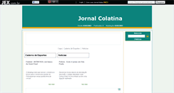 Desktop Screenshot of jornalcolatina.jex.com.br
