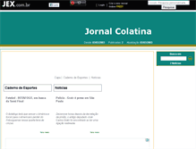 Tablet Screenshot of jornalcolatina.jex.com.br