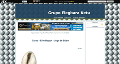 Desktop Screenshot of elegbaraketu.jex.com.br