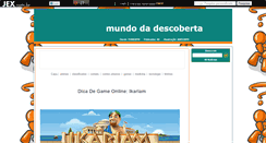 Desktop Screenshot of mundodadescoberta.jex.com.br