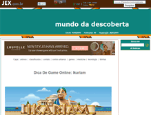 Tablet Screenshot of mundodadescoberta.jex.com.br