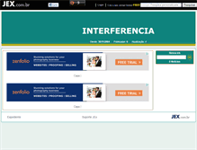 Tablet Screenshot of interferencia.jex.com.br