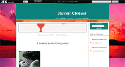 Desktop Screenshot of jornalcnews.jex.com.br