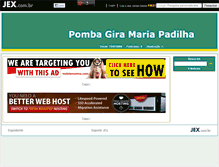 Tablet Screenshot of pombagiramariapadilha.jex.com.br