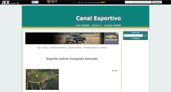 Desktop Screenshot of canalesportivo.jex.com.br
