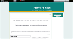 Desktop Screenshot of jornalprimeirafase.jex.com.br