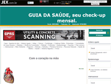 Tablet Screenshot of guiadasaude.jex.com.br