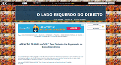 Desktop Screenshot of oladoesquerdododireito.jex.com.br