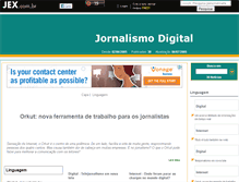 Tablet Screenshot of jornaldigital.jex.com.br