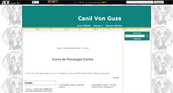 Desktop Screenshot of canilvonguss.jex.com.br