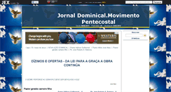 Desktop Screenshot of jornaldominical.jex.com.br