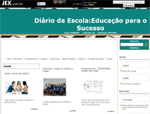 Tablet Screenshot of diariodaescola.jex.com.br