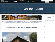 Tablet Screenshot of luzdomundo.jex.com.br