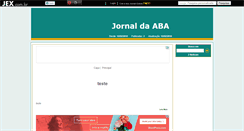 Desktop Screenshot of abasbc.jex.com.br