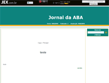 Tablet Screenshot of abasbc.jex.com.br
