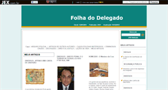 Desktop Screenshot of folhadodelegado.jex.com.br