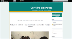 Desktop Screenshot of curitibaempauta.jex.com.br