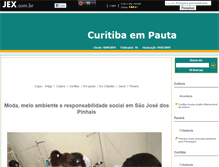 Tablet Screenshot of curitibaempauta.jex.com.br