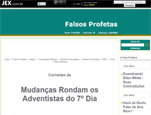 Tablet Screenshot of falsosprofetas.jex.com.br