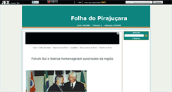 Desktop Screenshot of imprensaregional.jex.com.br