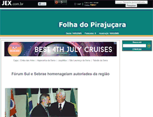 Tablet Screenshot of imprensaregional.jex.com.br