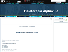 Tablet Screenshot of fisioterapiaalphaville.jex.com.br