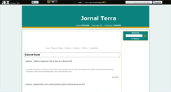 Desktop Screenshot of jornalterra.jex.com.br